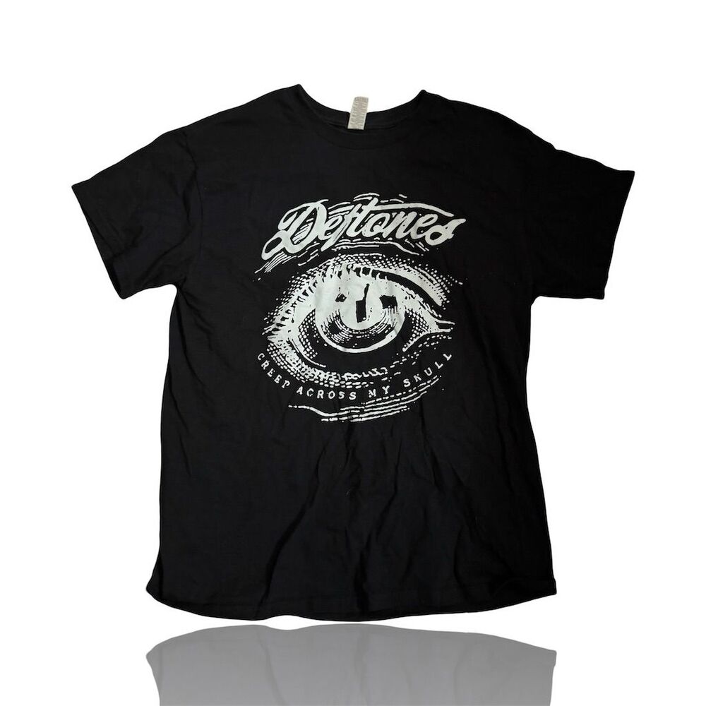 Deftones "Creep Across My Skull" Unisex Graphic T-Shirt Black M: Nu-Metal